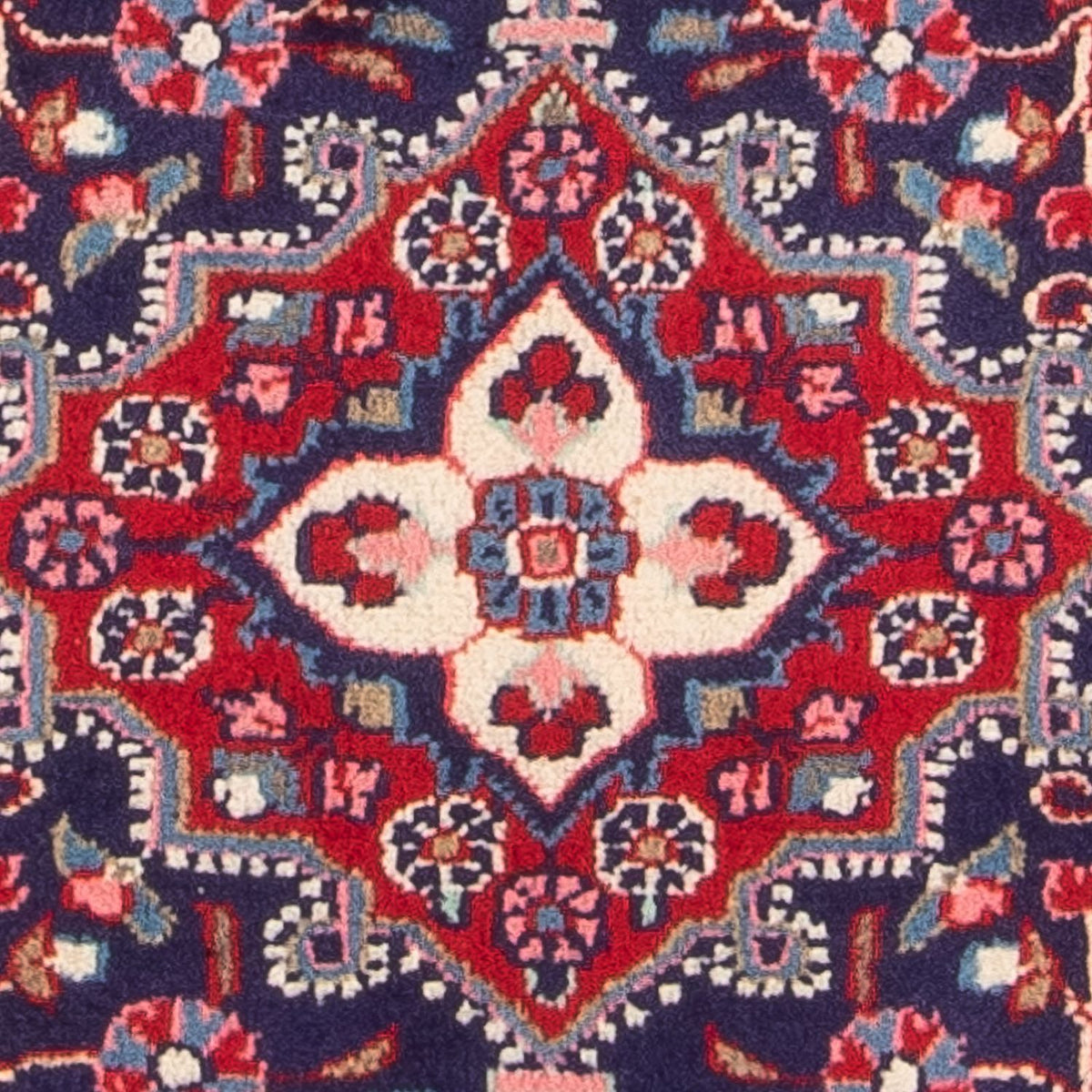 Perserteppich - Nomadic - 88 x 69 cm - dunkelblau