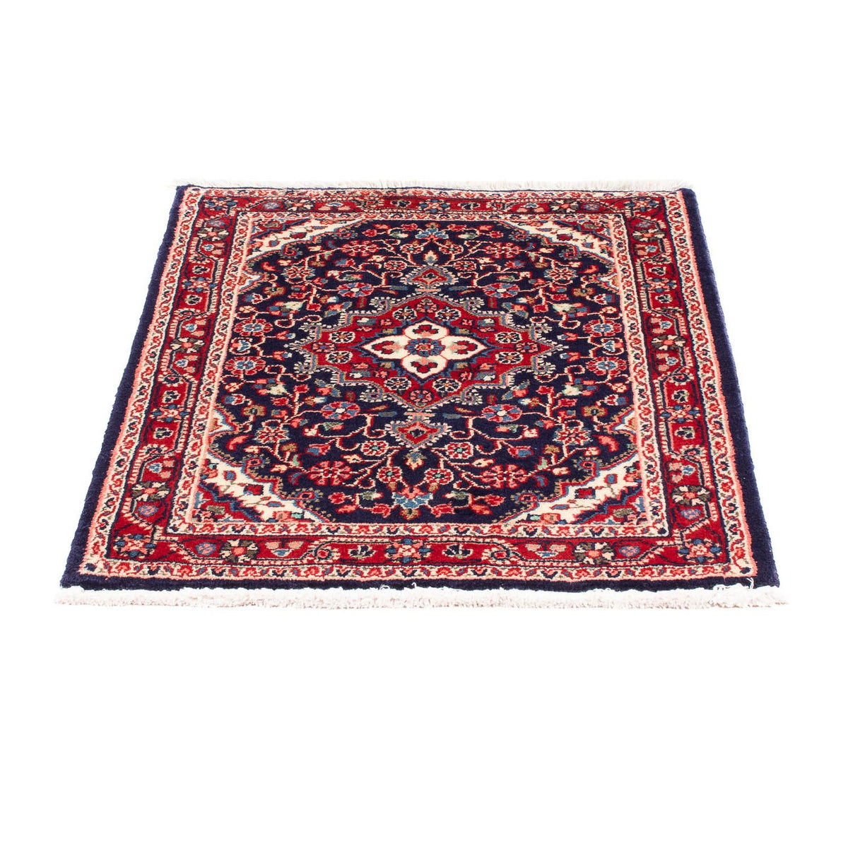 Perserteppich - Nomadic - 88 x 69 cm - dunkelblau