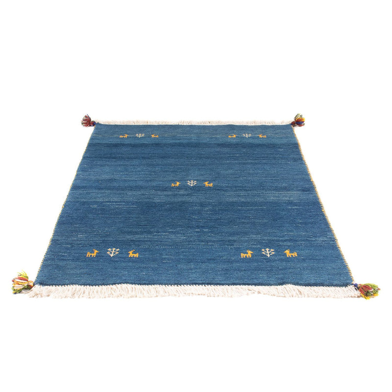 Gabbeh Teppich - Perser - 145 x 106 cm - blau