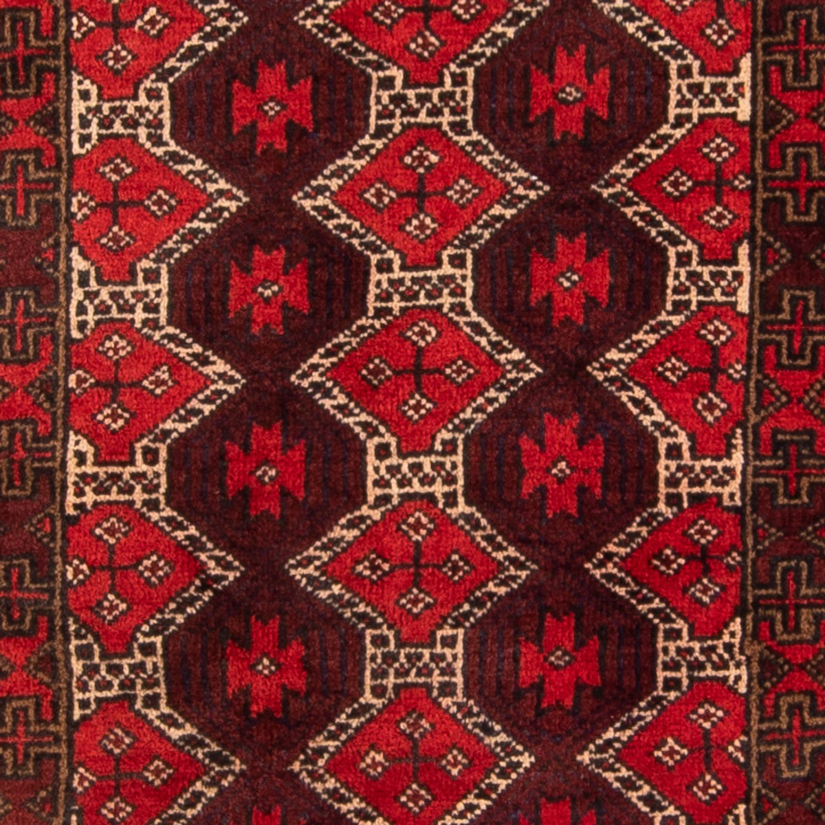 Läufer Belutsch - 190 x 95 cm - rot