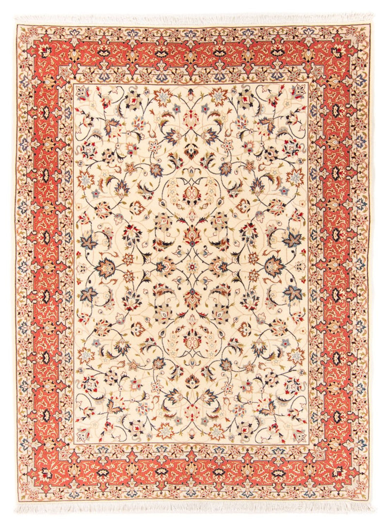 Perserteppich - Täbriz - Royal - 210 x 154 cm - creme