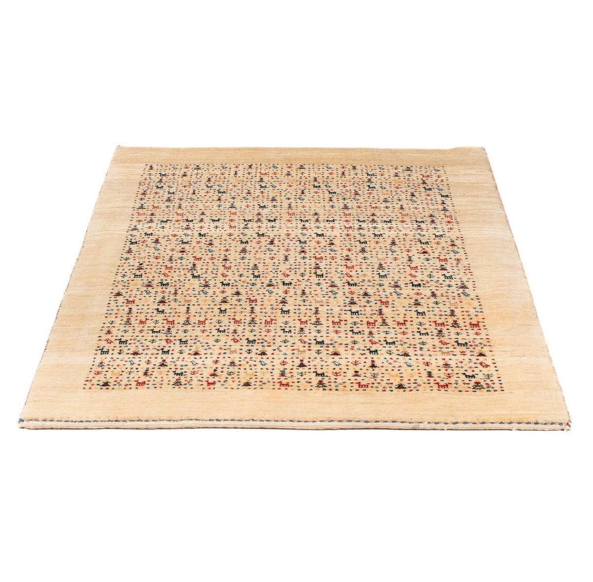 Gabbeh Teppich - Loribaft Perser - 120 x 87 cm - mehrfarbig