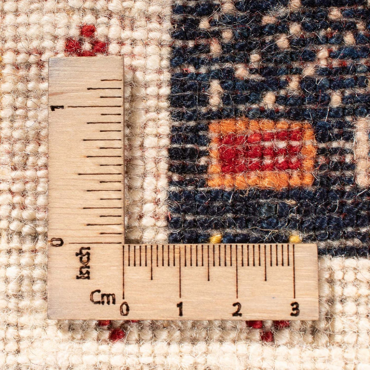 Gabbeh Teppich - Loribaft Perser - 128 x 86 cm - mehrfarbig