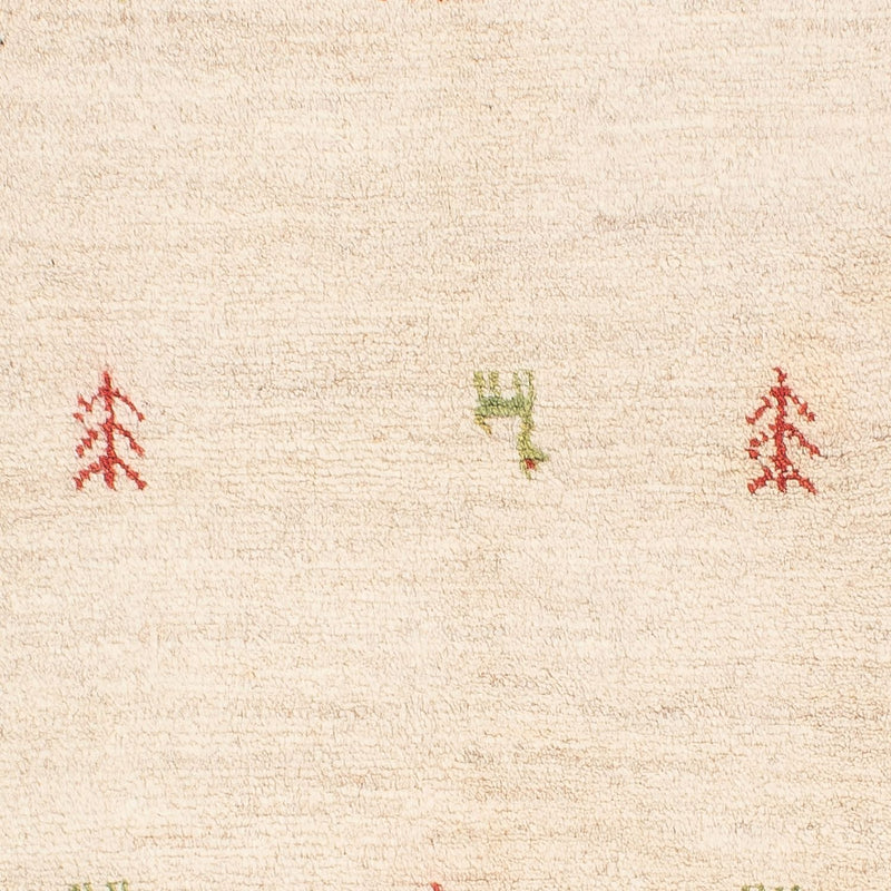 Gabbeh Teppich - Perser - 125 x 77 cm - natur