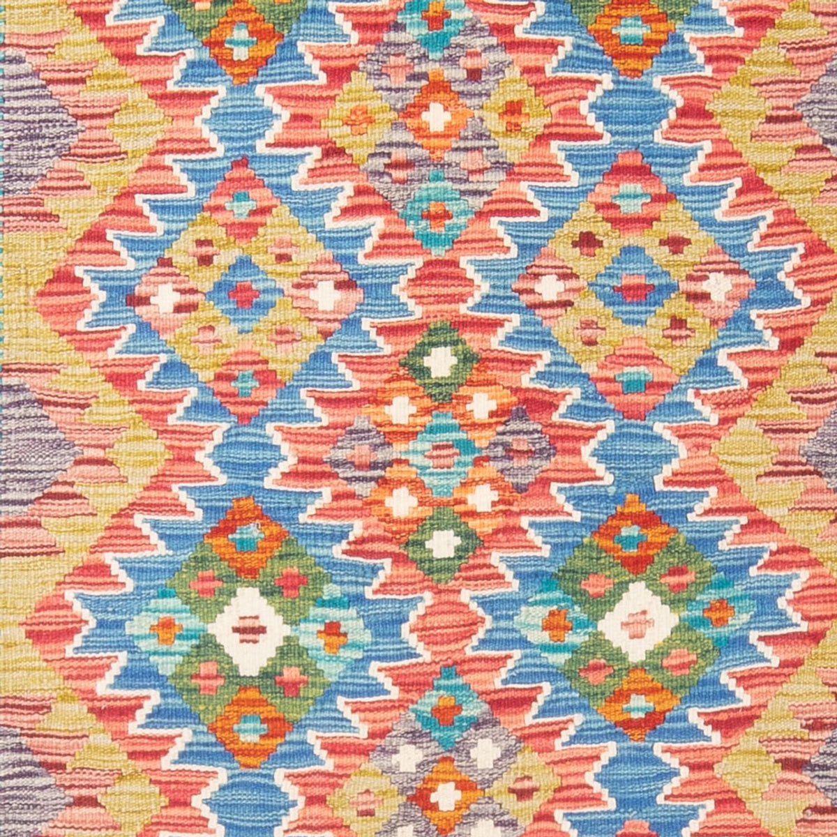 Kelim Teppich - Splash - 196 x 152 cm - mehrfarbig