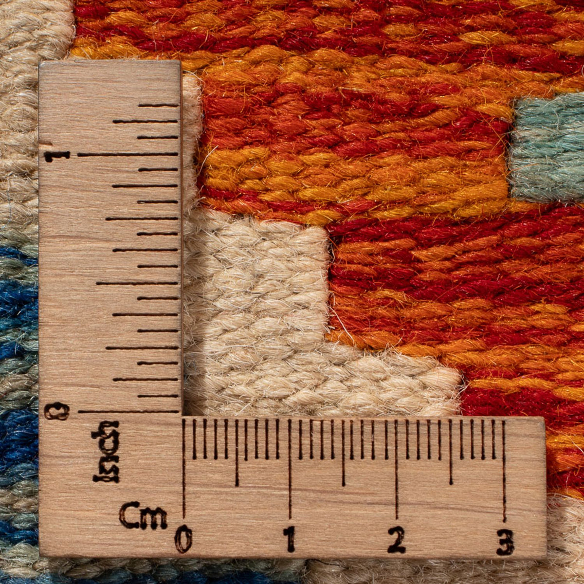 Kelim Teppich - Splash - 91 x 62 cm - mehrfarbig