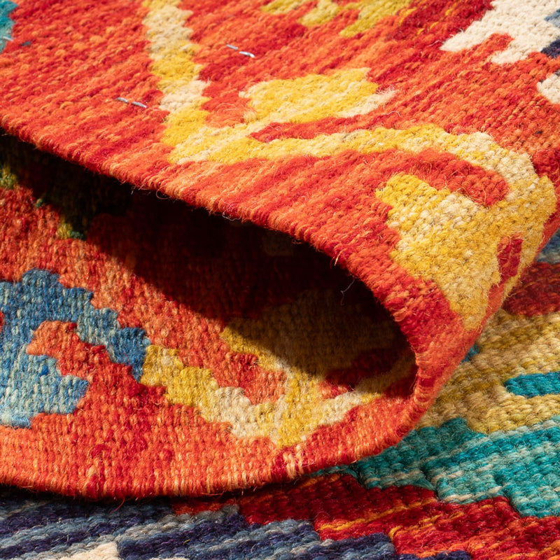 Kelim Teppich - Splash - 90 x 60 cm - mehrfarbig