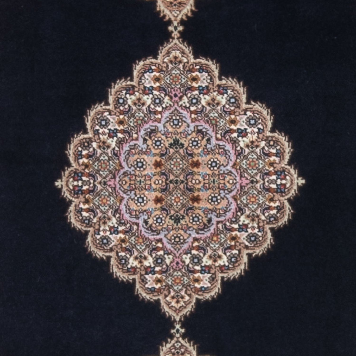 Perserteppich - Täbriz - Royal - 142 x 75 cm - dunkelblau