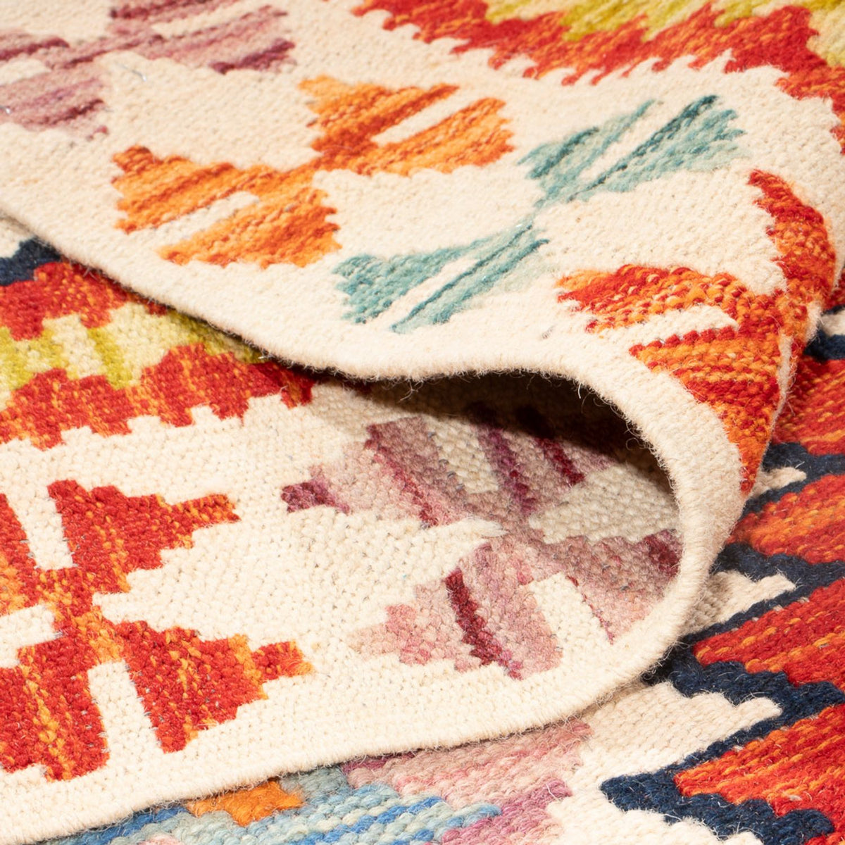 Kelim Teppich - Splash - 150 x 101 cm - mehrfarbig