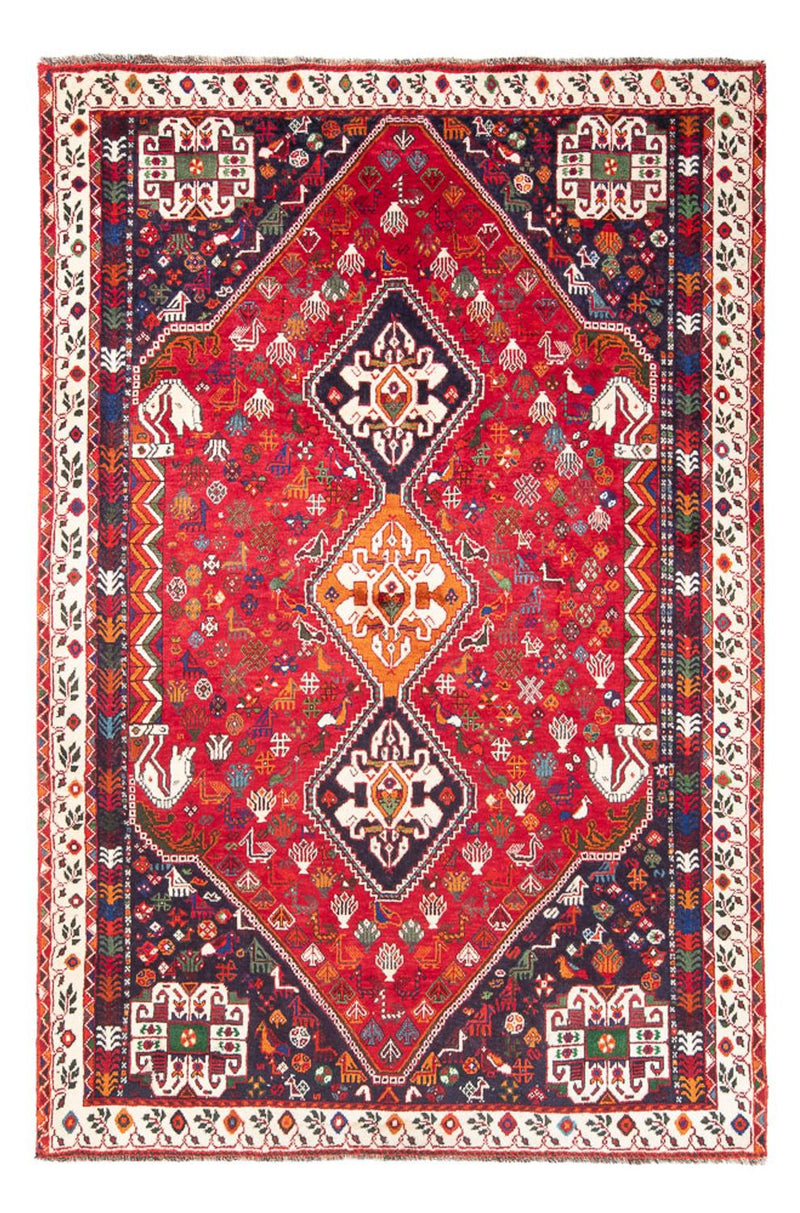 Perserteppich - Nomadic - 261 x 169 cm - rot