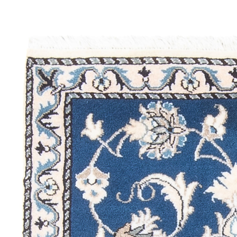 Perserteppich - Nain - 135 x 71 cm - blau