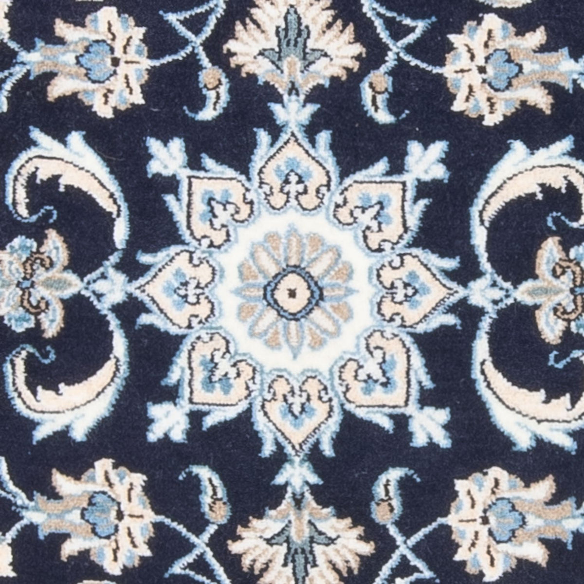 Perserteppich - Nain - 137 x 67 cm - dunkelblau