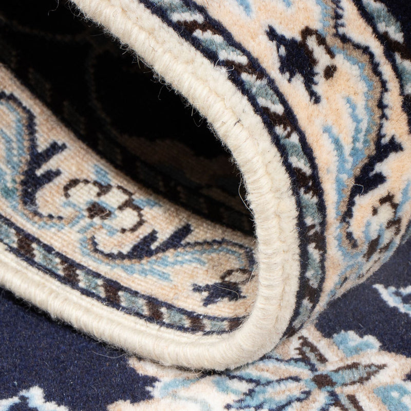 Perserteppich - Nain - 137 x 67 cm - dunkelblau