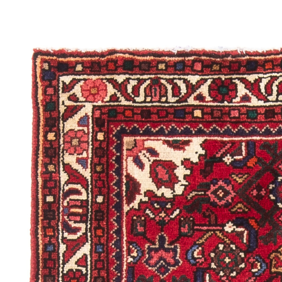 Perserteppich - Nomadic - 128 x 82 cm - dunkelrot