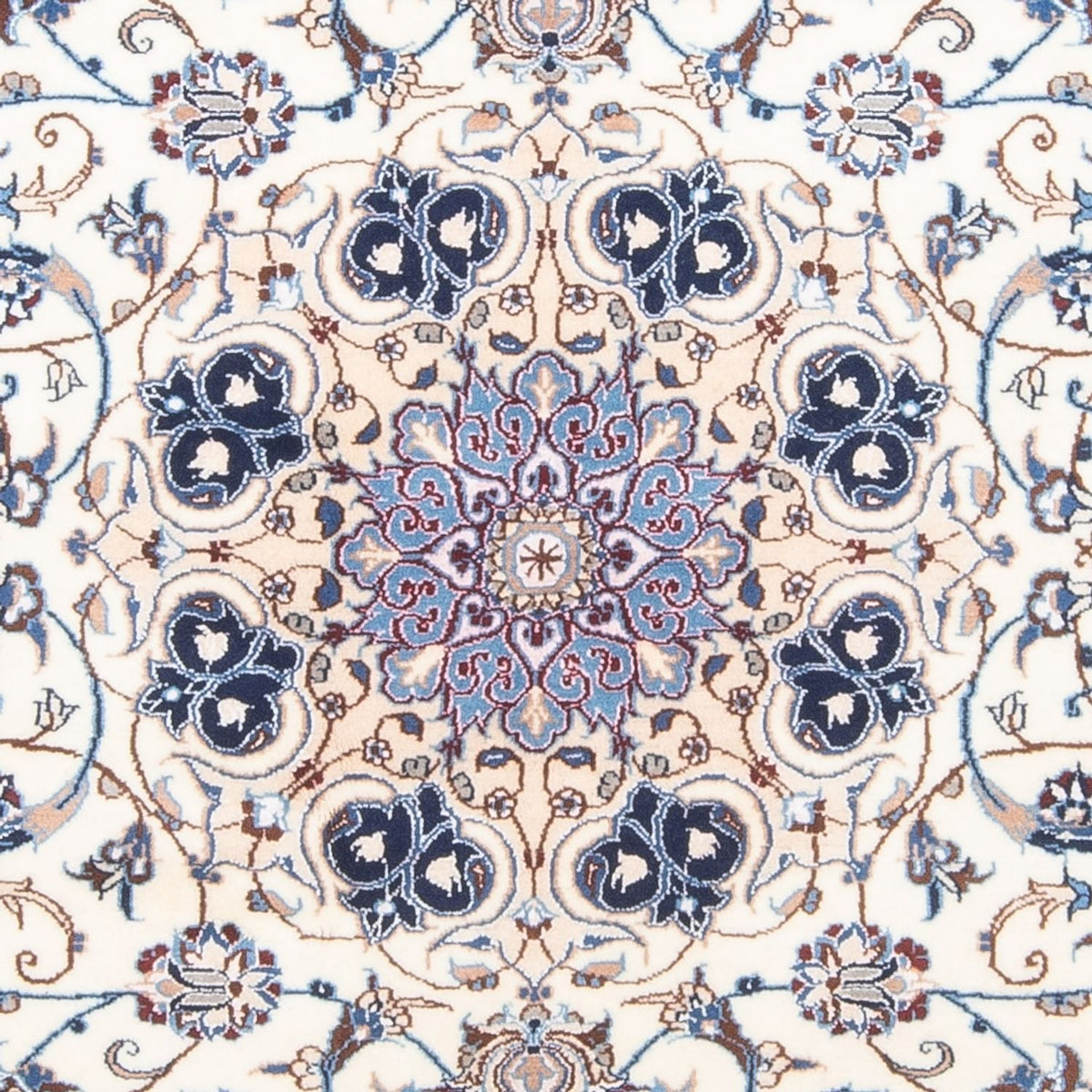 Perserteppich - Nain - Royal - 197 x 130 cm - creme