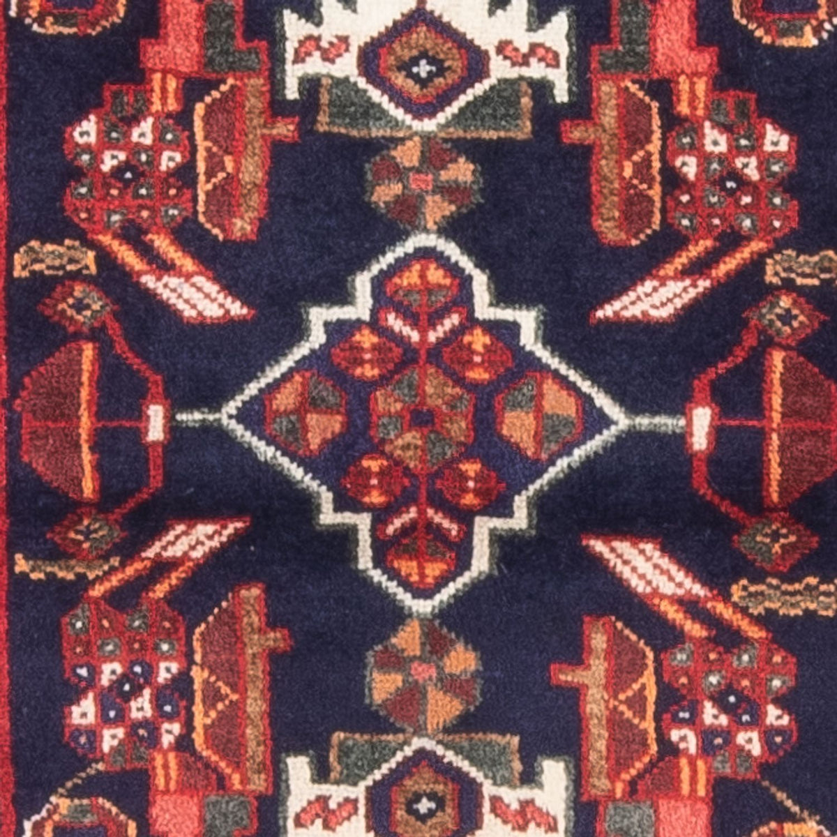 Perserteppich - Nomadic - 129 x 74 cm - dunkelblau