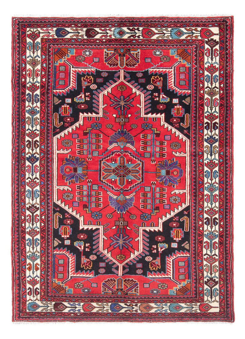 Perserteppich - Nomadic - 207 x 136 cm - rot