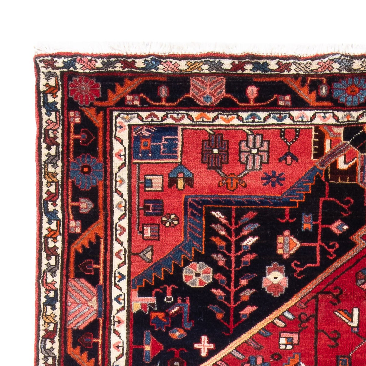Perserteppich - Nomadic - 215 x 139 cm - rot