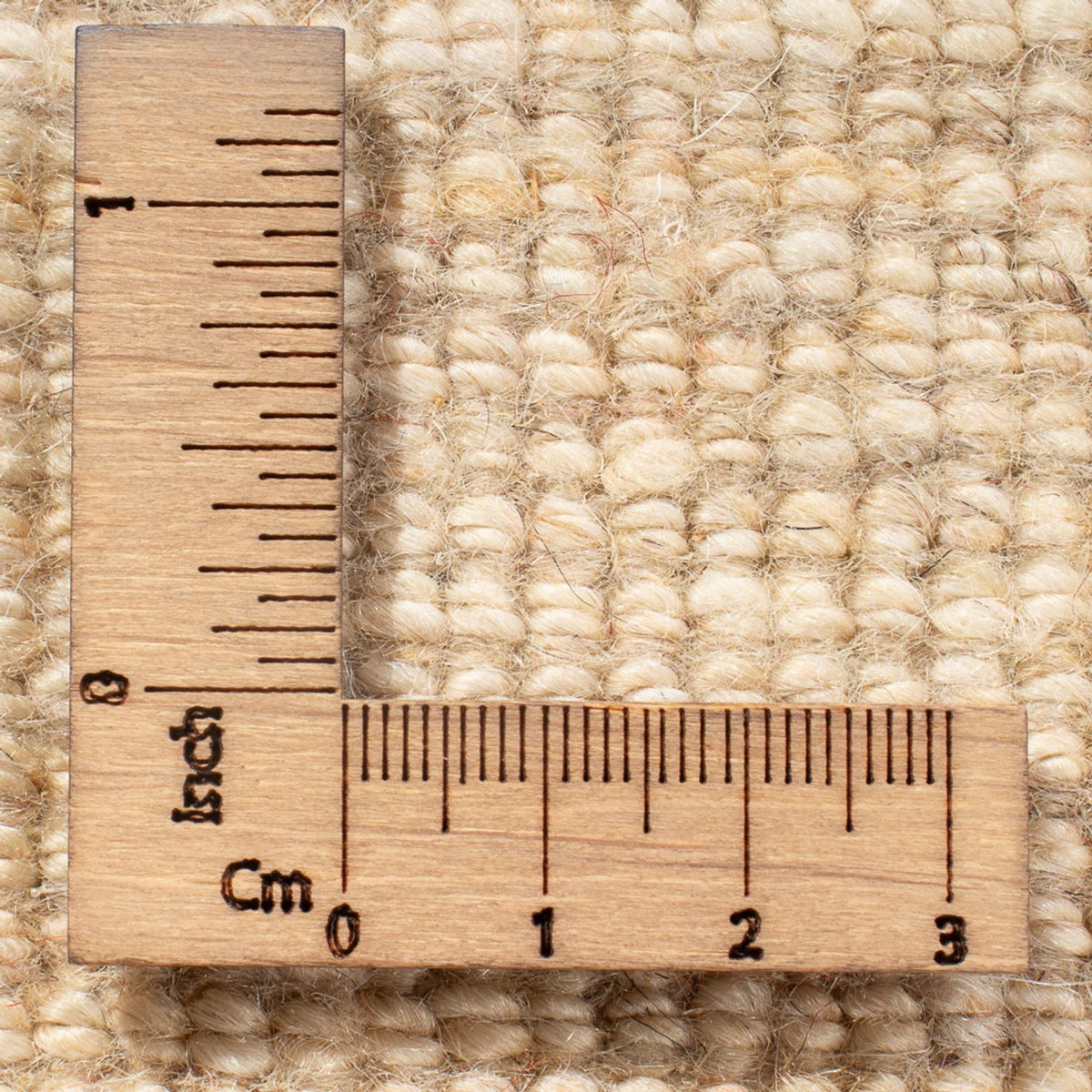Gabbeh Teppich - Perser - 144 x 71 cm - naturweiß
