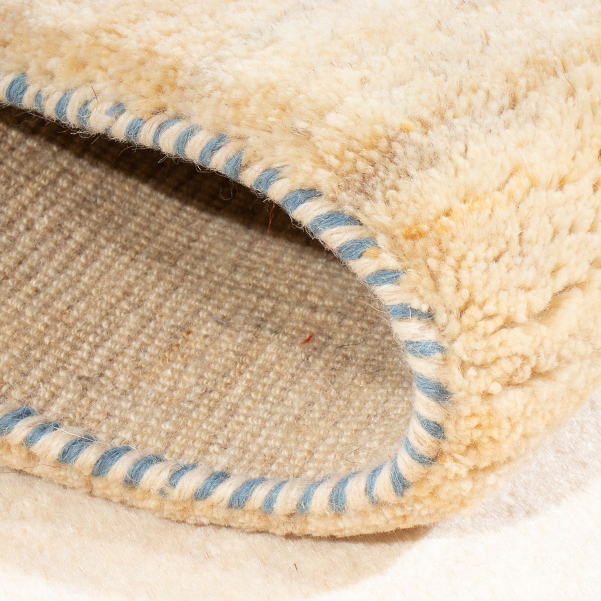 Läufer Gabbeh - Perser - 193 x 83 cm - naturweiß