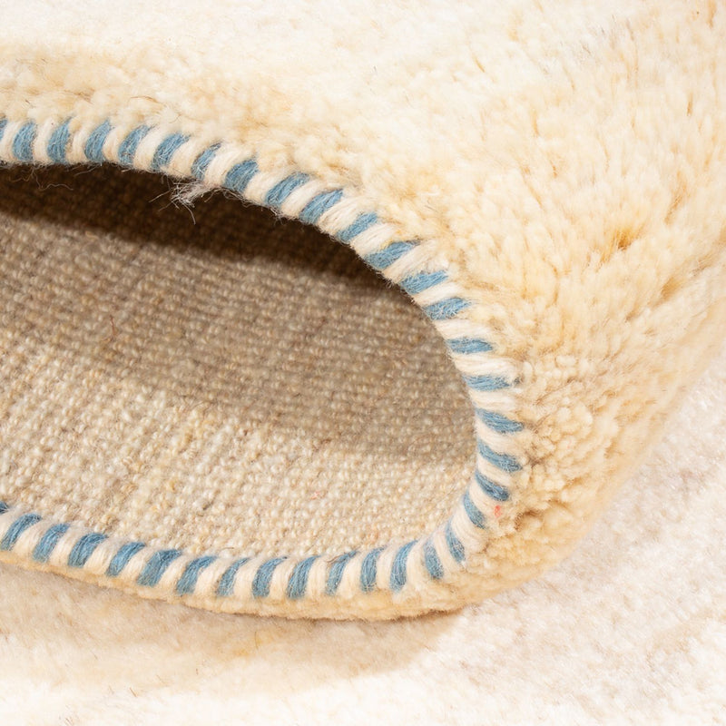 Läufer Gabbeh - Perser - 245 x 79 cm - naturweiß