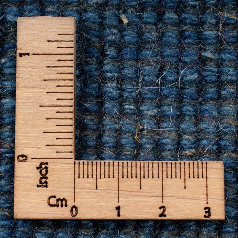 Gabbeh Teppich - Perser - 84 x 60 cm - seeblau