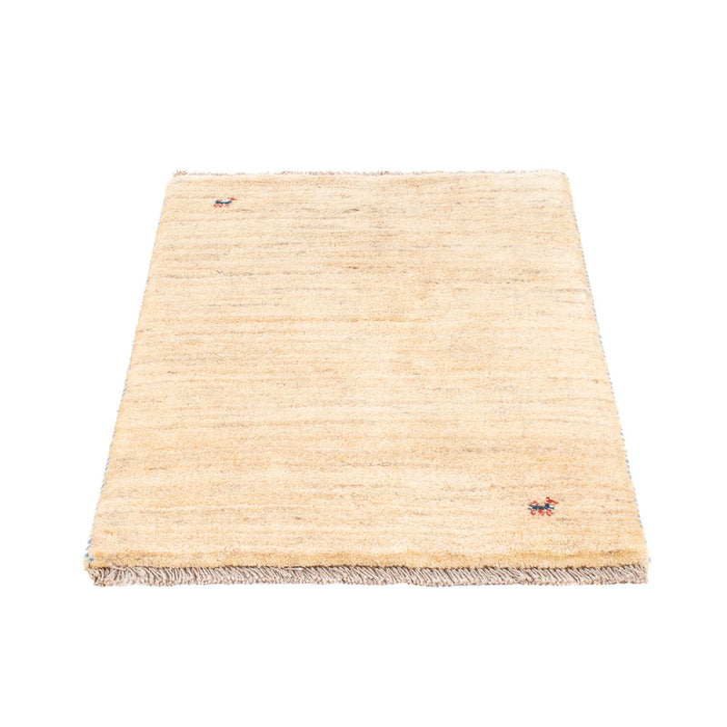 Gabbeh Teppich - Perser - 86 x 60 cm - hellbeige