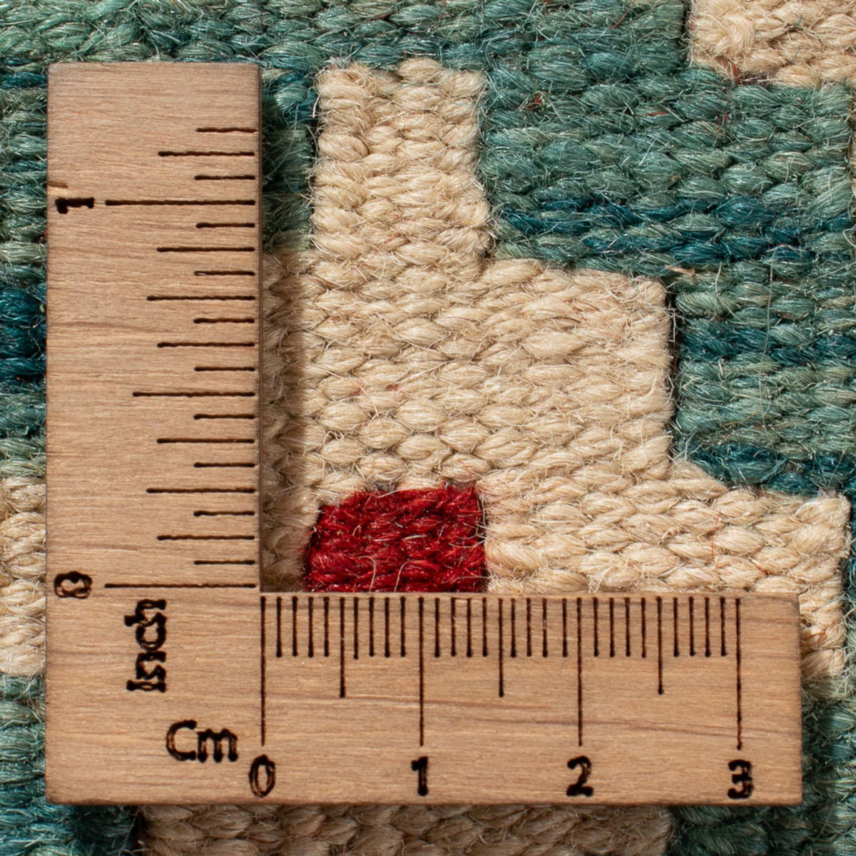 Kelim Teppich - Splash quadratisch  - 88 x 90 cm - mehrfarbig