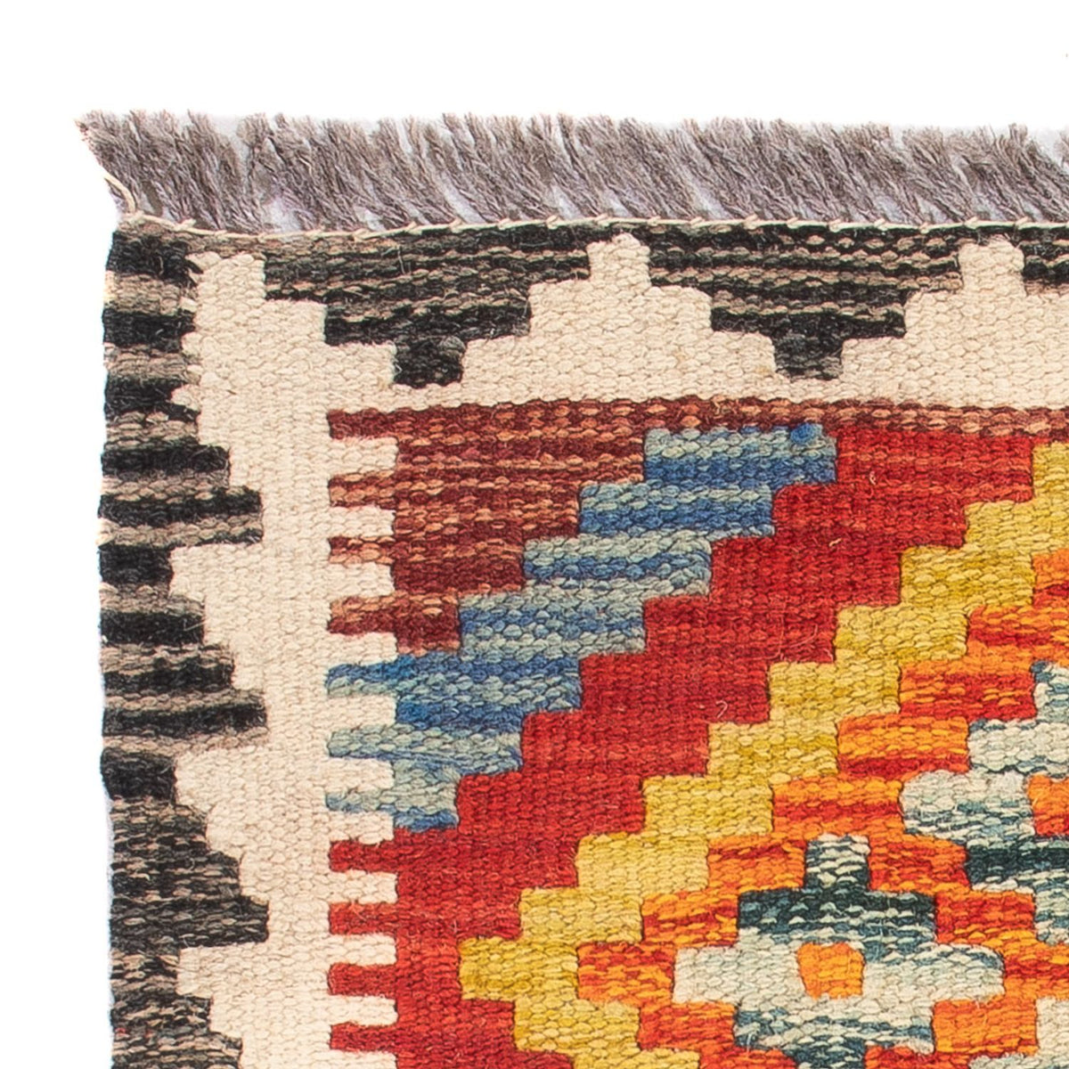 Kelim Teppich - Splash - 60 x 40 cm - mehrfarbig