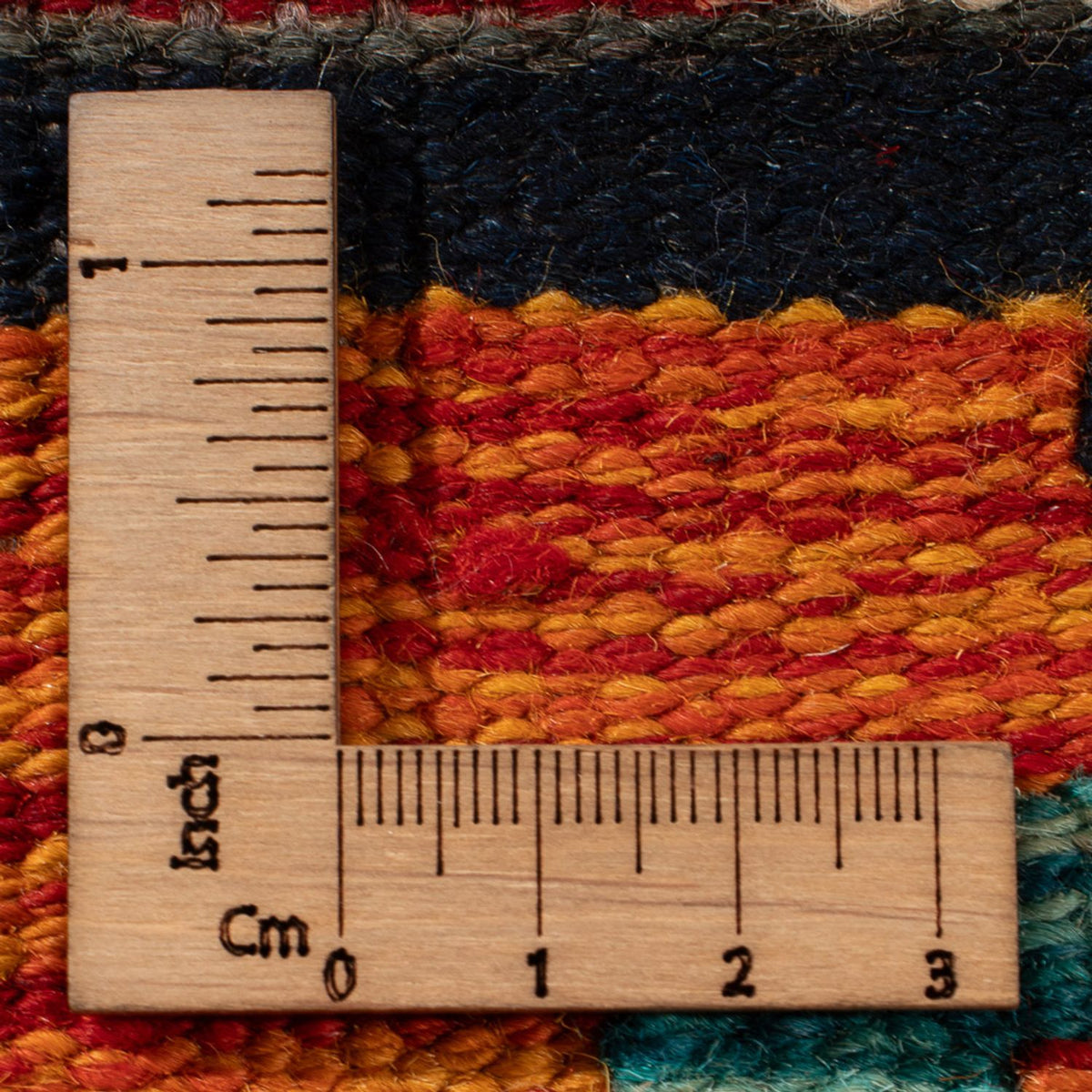 Kelim Teppich - Splash - 60 x 40 cm - mehrfarbig