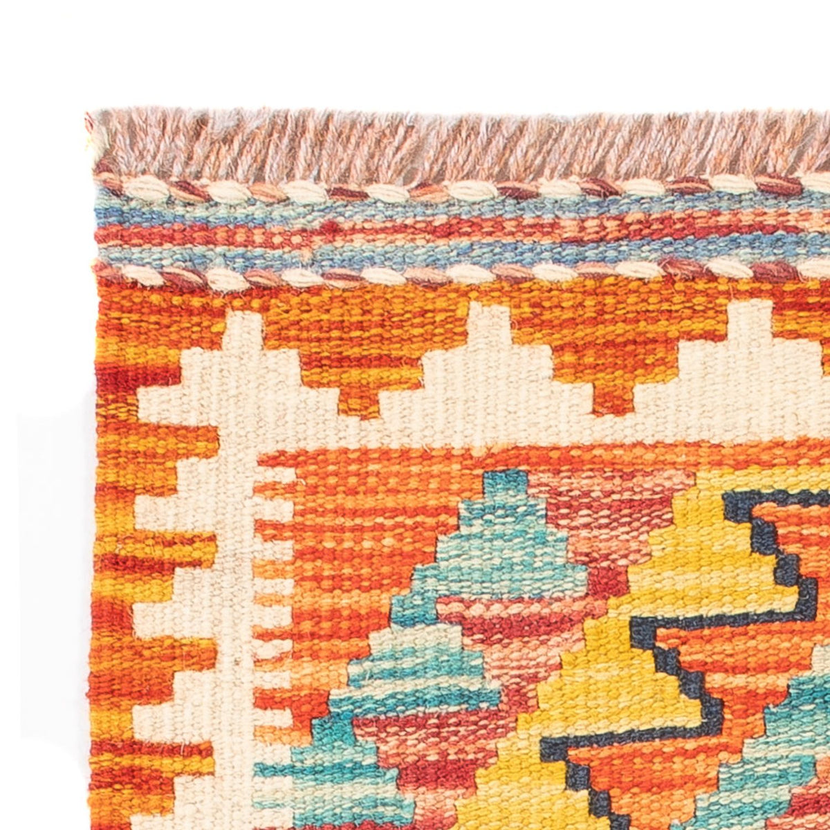 Kelim Teppich - Splash - 60 x 40 cm - mehrfarbig