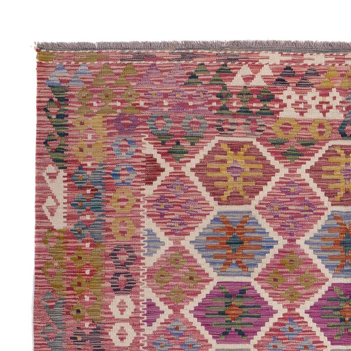 Kelim Teppich - Splash - 254 x 177 cm - mehrfarbig
