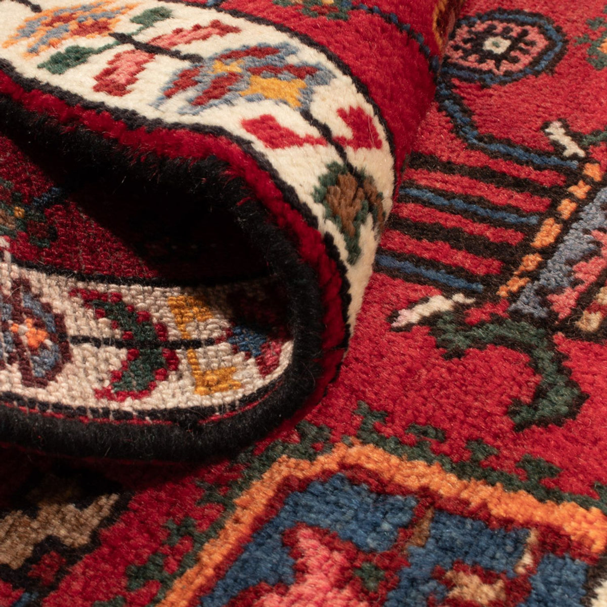 Perserteppich - Nomadic - 91 x 51 cm - rot