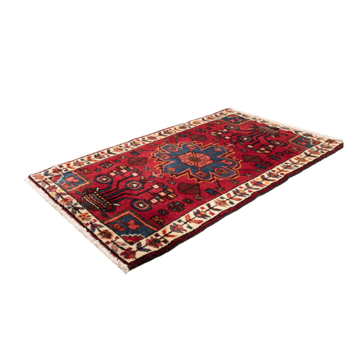 Perserteppich - Nomadic - 91 x 51 cm - rot