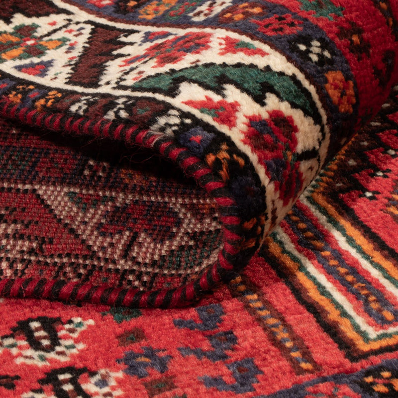 Perserteppich - Nomadic - 142 x 79 cm - dunkelrot