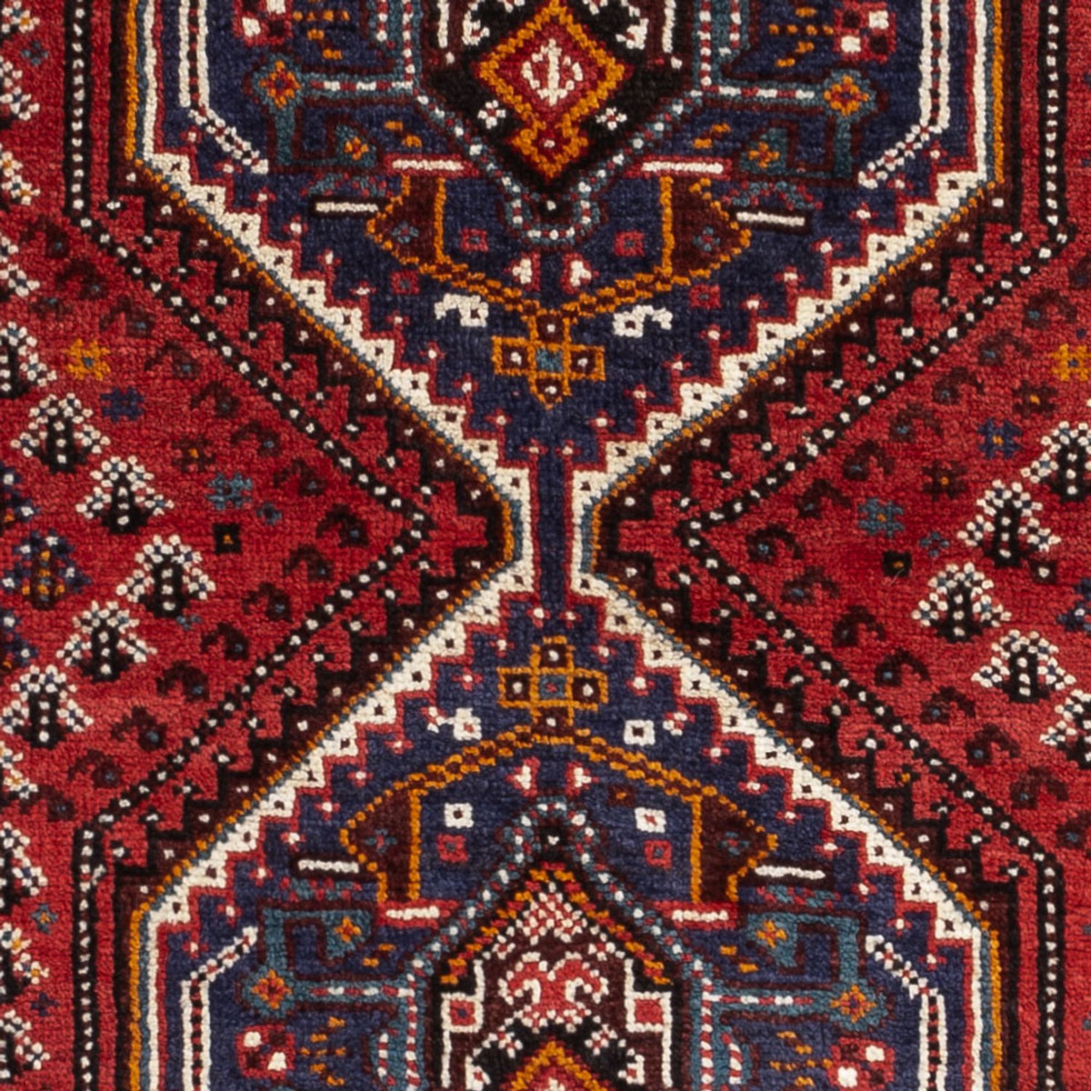 Perserteppich - Nomadic - 133 x 84 cm - dunkelrot