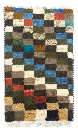 Gabbeh Teppich - Perser 60 x 40 cm - mehrfarbig