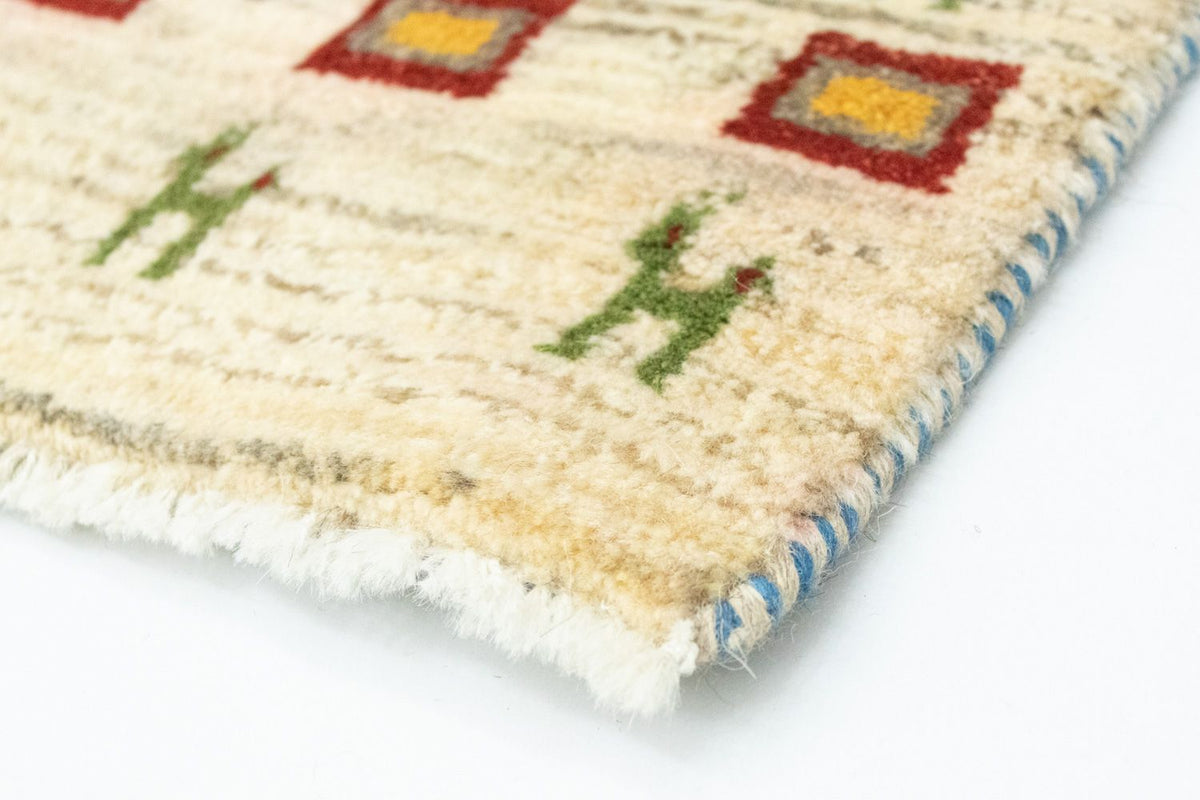 Gabbeh Teppich - Perser 60 x 40 cm - mehrfarbig