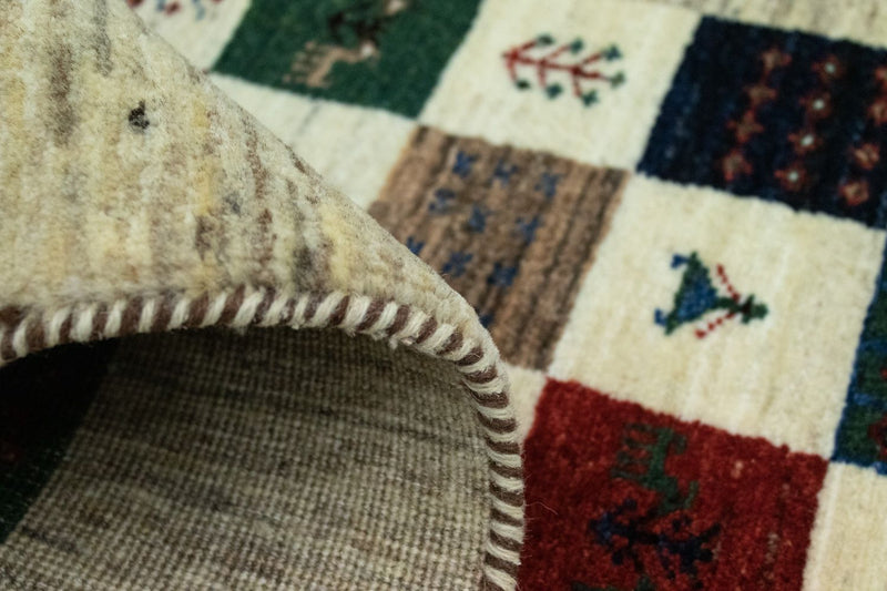 Gabbeh Teppich - Loribaft Perser 124 x 83 cm