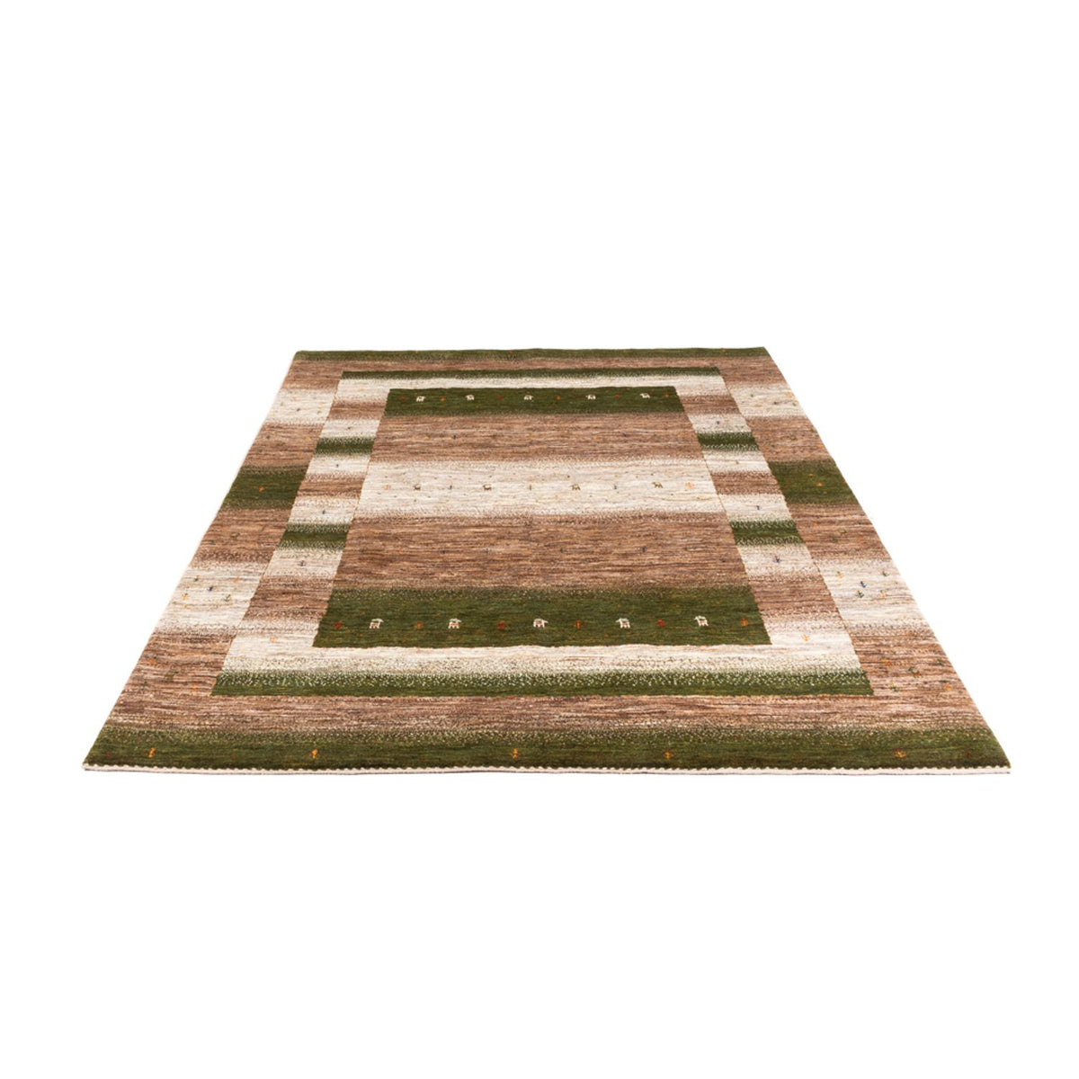 Gabbeh Teppich - Loribaft Perser - 237 x 171 cm - natur