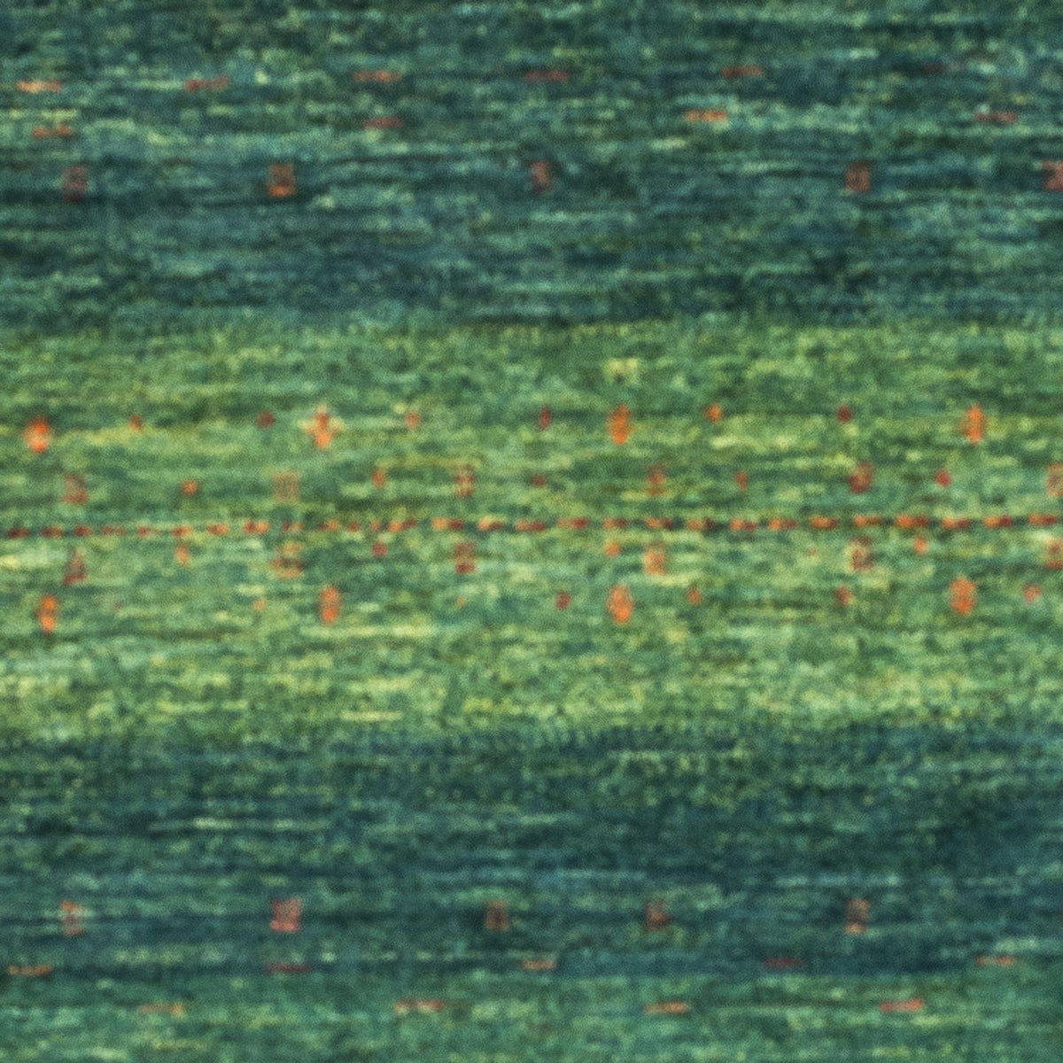 Gabbeh Teppich - Loribaft Perser - 152 x 107 cm - grün