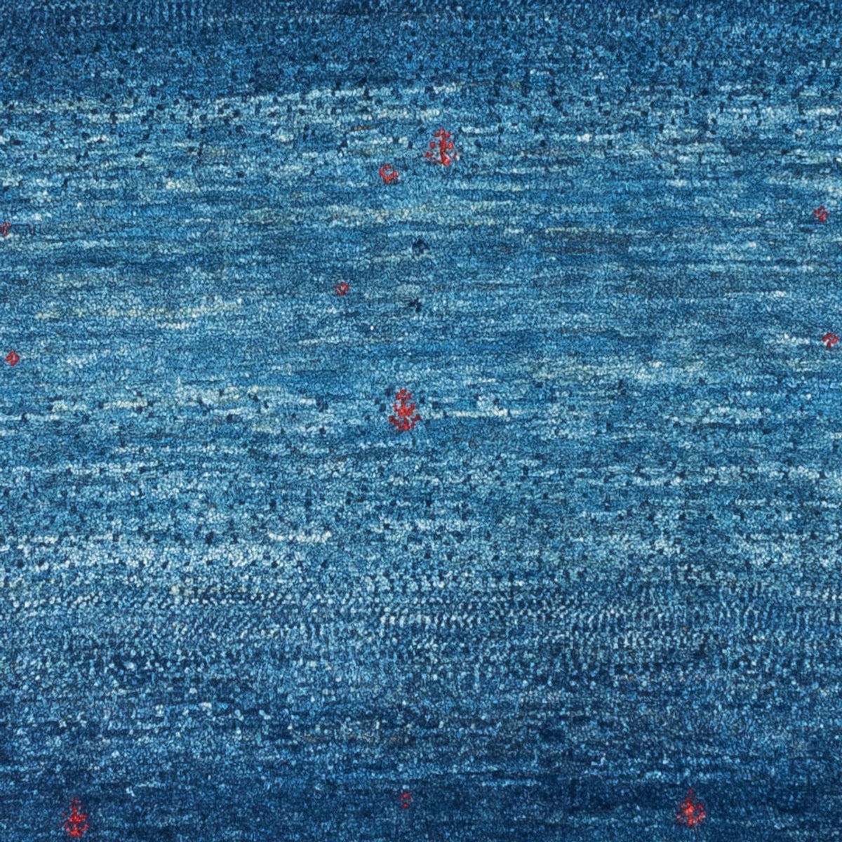 Gabbeh Teppich - Loribaft Perser - 137 x 83 cm - blau