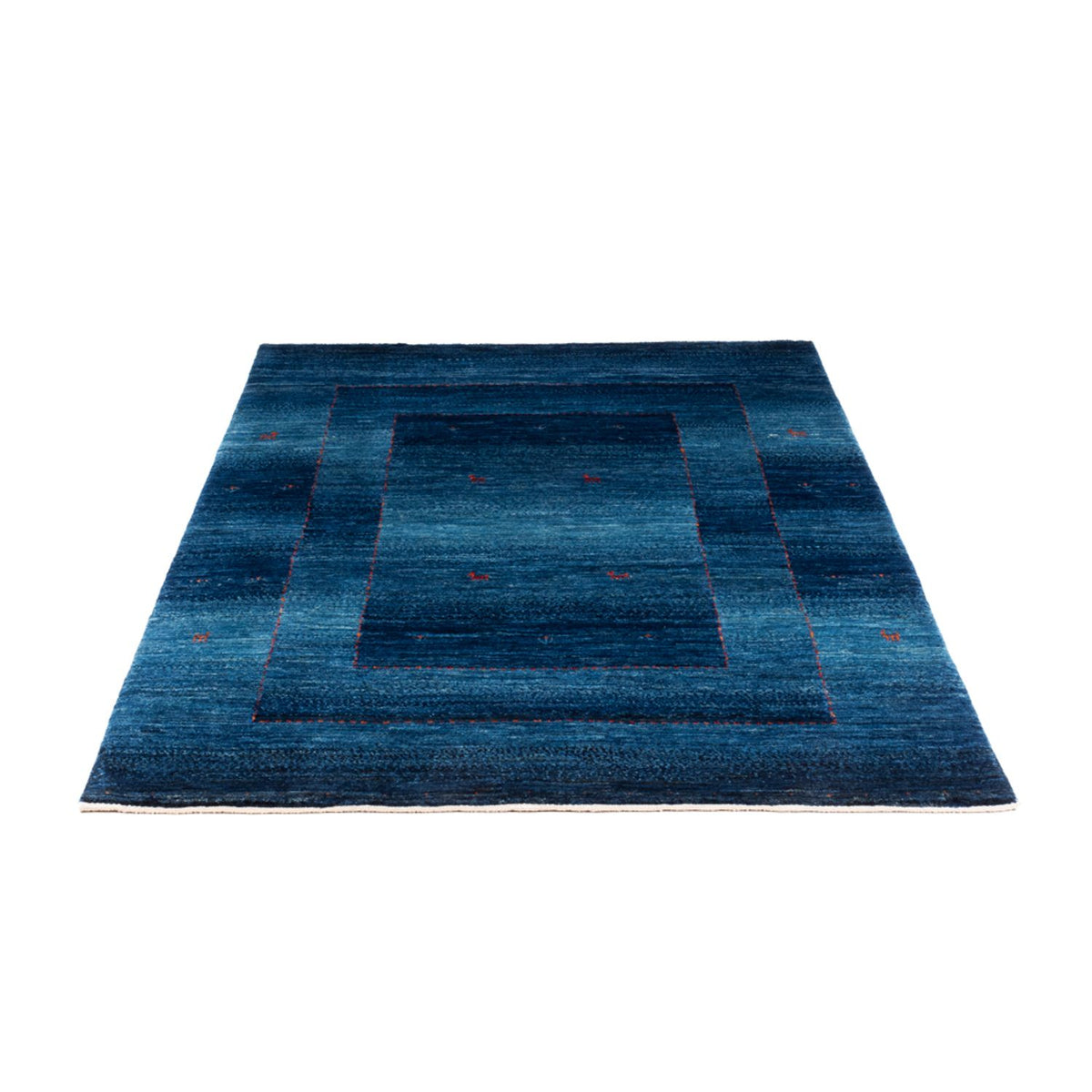 Gabbeh Teppich - Loribaft Perser - 181 x 128 cm - blau