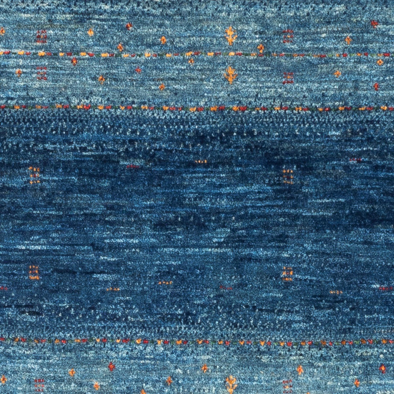 Gabbeh Teppich - Loribaft Perser - 135 x 82 cm - blau