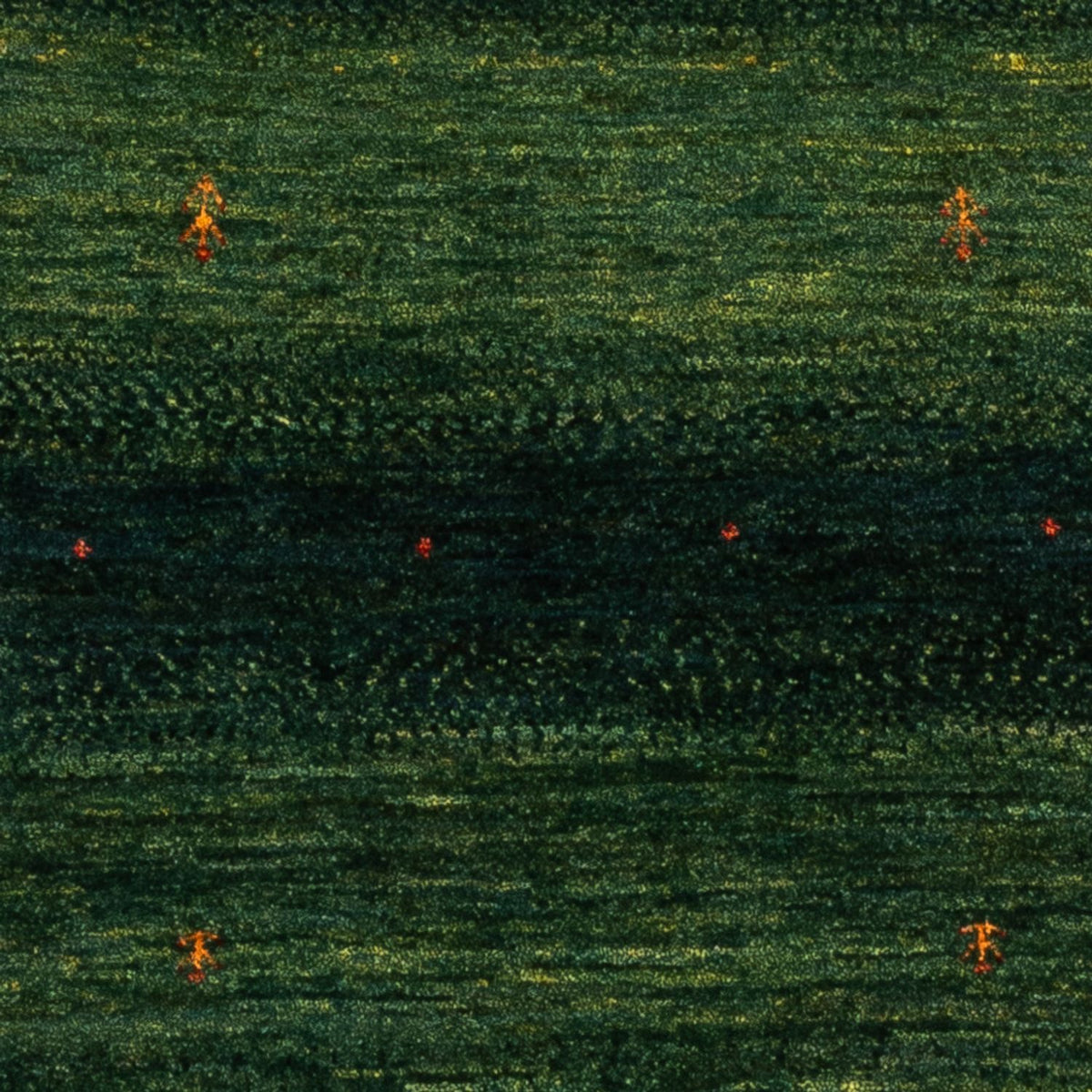 Gabbeh Teppich - Loribaft Perser - 178 x 113 cm - grün