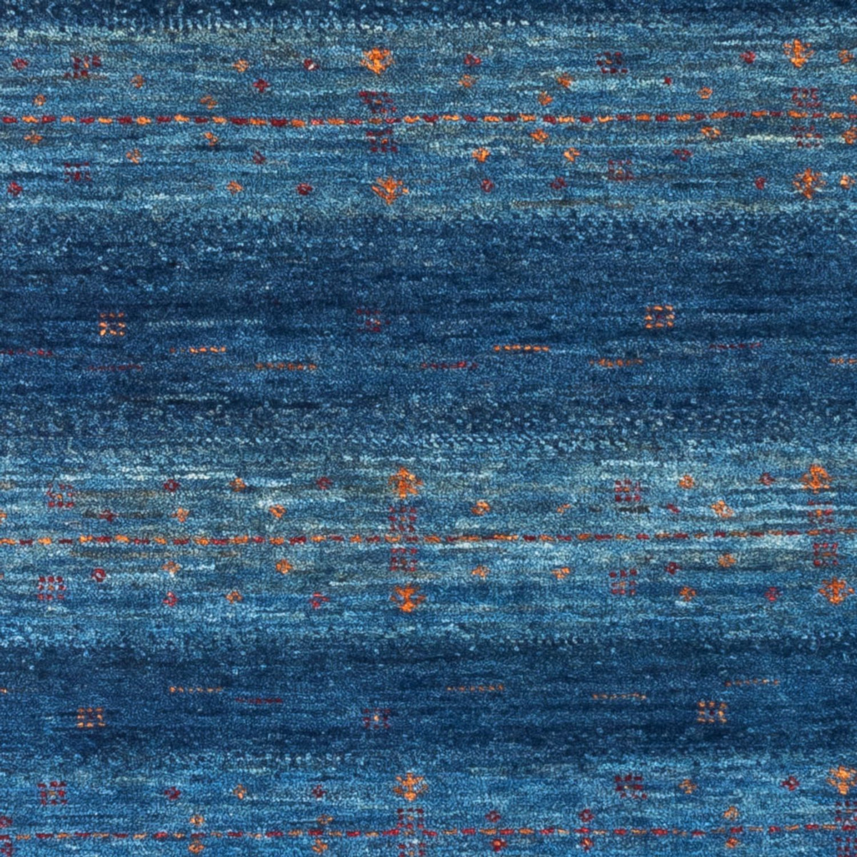 Gabbeh Teppich - Loribaft Perser - 120 x 85 cm - blau