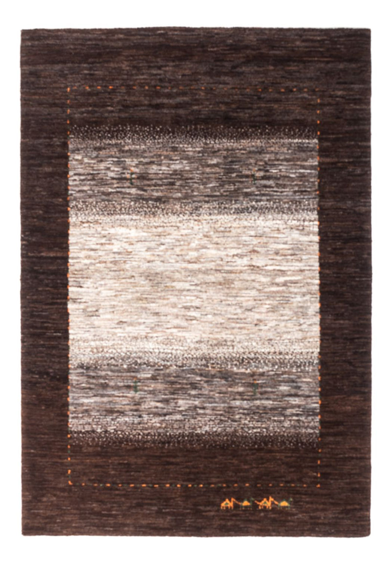 Gabbeh Teppich - Loribaft Perser - 154 x 103 cm - grau