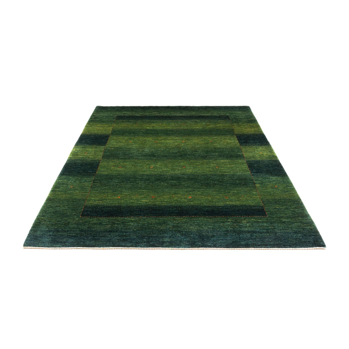 Gabbeh Teppich - Loribaft Perser - 244 x 172 cm - grün