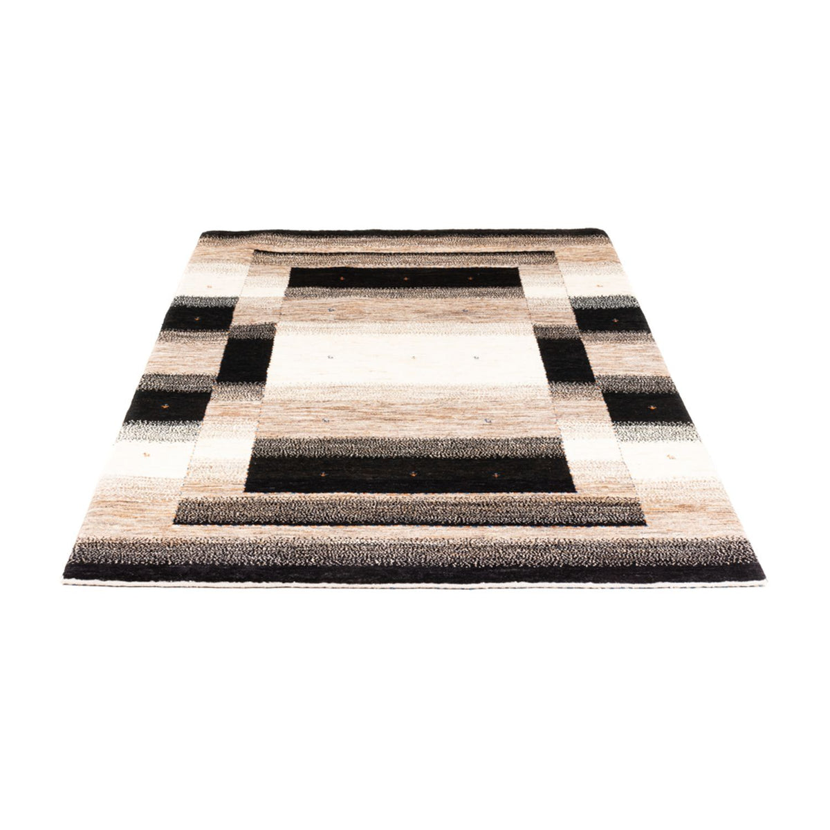 Gabbeh Teppich - Loribaft Perser - 184 x 126 cm - grau