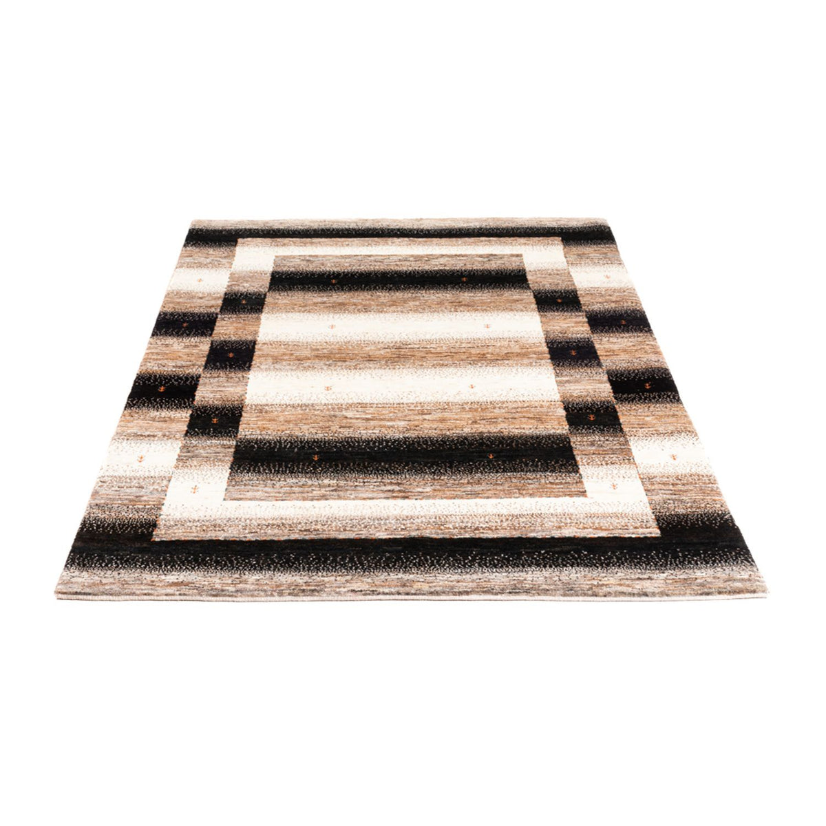 Gabbeh Teppich - Loribaft Perser - 190 x 125 cm - grau